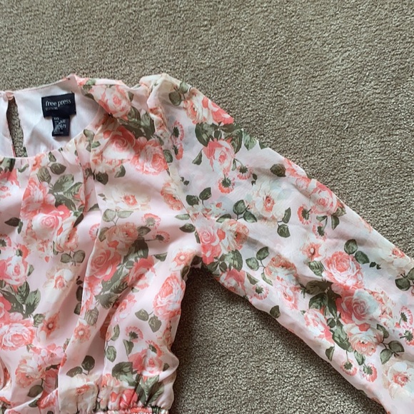 Free Press Midi Floral Dress - Picture 6 of 7